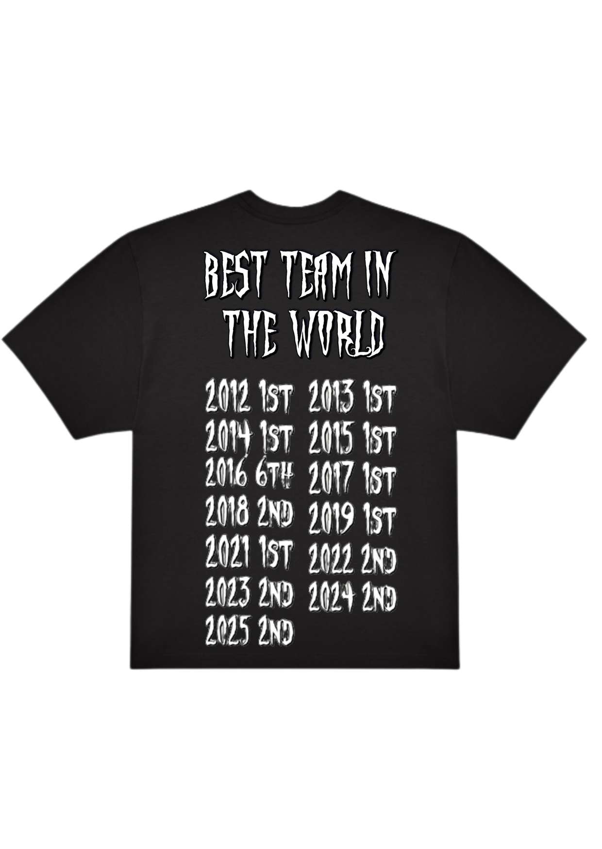 Best Team Tröja baksida